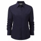 Chemise femme russell popeline - Taille et coloris au choix Noir