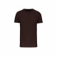 T-shirt bio150g col rond kariban - Couleur et taille au choix Chocolat