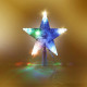 Cimier étoile de sapin de noël multicolore Virage 