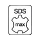 Ciseau de carreleur SDS-max, Larg. : 50 mm, Long. 300 mm 