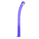 Douche solaire aluminium spring avec rince-pieds Poolstar - Couleur au choix Violet
