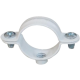 Collier double blanc ING FIXATIONS fixation de tuyauteries - Ø 16 mm - Boite de 50 pièces - A141655 