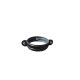 Collier de fixation Alu 10/10ème pour descente d'eau pluviales ronde - Diamètre et couleur au choix RAL 9005 - Noir