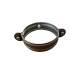 Collier de fixation Zinc 7/10ème pour descente d'eau pluviales ronde Ø100 - Couleur au choix Zinc brun écorce