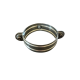 Collier de fixation Zinc 7/10ème pour descente d'eau pluviales ronde Ø100 - Couleur au choix Zinc naturel
