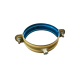 Collier de fixation Zinc 7/10ème pour descente d'eau pluviales ronde Ø100 - Couleur au choix 
