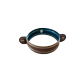 Collier de fixation Zinc 7/10ème pour descente d'eau pluviales ronde Ø100 - Couleur au choix Zinc rouge terre