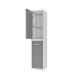 Colonne de salle de bain scandinave blanc à suspendre - h150xp25xl35cm - NORDIK ASKA Aurlane - LAV484 