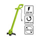 Coupe bordures electrique 250w vito taille herbe avec tête automatique + bobine de fil 1.2mm coupe 23cm 