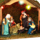 Crèche de noël lumineuse 8 santons eminza 