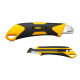 Cutter Olfa L7-AL X-Design avec lame 18 mm réglable par bouton poussoir - CARPENTRAS SIGN - OL24324 