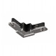 D-track, connecteur en l - couleur au choix Noir