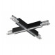 D-track, connecteur en x - couleur au choix Noir