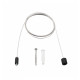 D-track, kit de suspension, 1m - couleur au choix Noir