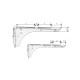 Kit 2 consoles lavabo l28 epoxy blanc 