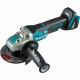 Meuleuse 125 mm BL Frein + Homme mort 18V X-Lock MAKITA sans batterie - DGA520ZX1 