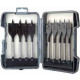 Coffret de 9 mèches plates quick-lock diager - 14-16-18-20-22-24-26-28-30 - 925c 