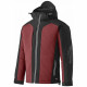 Veste softshell d'hiver - jw7019 - Couleur et taille au choix Rouge-Noir