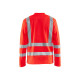 T-shirt manches longues anti-UV haute-visibilité Rouge-Fluo 89481070 - Taille au choix 