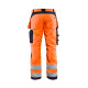 Pantalon multi inhérent orange fluo marine 15891513 orange fluo-marine