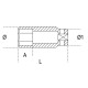 Douille a chocs longue 1/2 720l/10 beta 007200310 