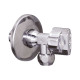 Robinet d'arret equerre-mm 1/2-pour tube 10 mm - PRESTO - 70412 