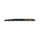 Lame cobalt 152 mm dewalt pour scies sabre sans fil bois alu - 5 pièces - dt2345 