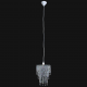 Lustre plafonnier suspendu lampe moderne cristal 30,5 cm helloshop26 2402012 