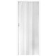 Porte accordéon pliante pvc salle de bain extensible coulissante largeur 80 cm - Couleur au choix Blanc