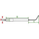 Électrode d'allumage - diff pour chappée : s58254427 