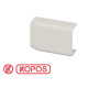 Embout pour moulure pvc blanche 20 x 10 mm kopos 