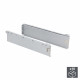 Kit de tiroir pour cuisine Ultrabox gris métallisé hauteur et profondeur au choix (par 10) 118 mm - 400 mm