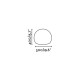 Encastrable de jardin blanc balda 1 ampoule 