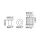 Encastrable de jardin frum inox 