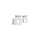 Encastrable de jardin nickel mat gron 