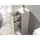 Meuble de salle de bain 120cm bloc 17 - ensemble coquille d'œuf 
