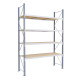 Rayonnages mi-lourd MANORGA EPSIVOLH.2500 x L.2500Prof.800 mm - Départ - 4 niveaux - ZRRAYOSLD252580D2 