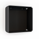 Etagère murale cube DECO-GEM L.30 x H.30 x P.15 cm Amethyste Noir