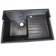 Evier timbre d'office grand siecle anthracite 