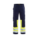 Pantalon multi-normes Marine/Jaune fluo Blaklader 14781514 - Taille au choix  marine-jaune fluo