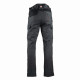 Pantalon stretch facom strap noir/gris/rouge - fxww1011e 