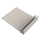Clin de bardage PVC massif à joint carré Fortex Clic 180 pin brossé x6 (3,494m²/botte soit à partir de 43.42€ HT le m²) - Coloris au choix Greige