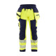 Pantalon softshell haute-visibilité avec poches flottantes 18202513 - Couleur au choix Jaune-fluo-marine