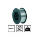 Fil à souder inox 0.8mm-soudage mig-mag semi-automatique-bobine de fil de soudure de 400g-fil inox non fourré-qualité 308 lsi 