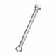 Boulon de charpente tête carrée f2 18x375 filetage 60 mm + écrou 6 pans acier zingué argent torbel - f218371 