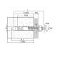 Goujon d'ancrage FM 753 EVO option 7 - Dimensions au choix 