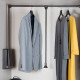 Penderie rabattable pour armoire Hang, Acier et Plastique couleurs & dimensions au choix 