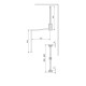 Penderie rabattable pour armoire Hang, Acier et Plastique couleurs & dimensions au choix 
