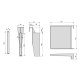 Kit d'accessoires de séparation pour intérieurs de tiroirs Vertex-Concept, largeur 600 mm, Aluminium et Plastique, Gris antracite 