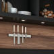 Barre magnétique pour couteaux de cuisine, Acier inoxydable 